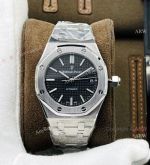 TWS factory V3 Version Audemars Piguet Royal Oak 37mm Watch Black Dial Cal.3120 Movement